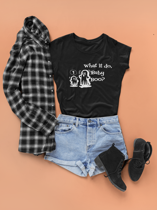 Spooky Season Unisex Tee - What It Do Baby Boo Halloween Fun T-Shirt